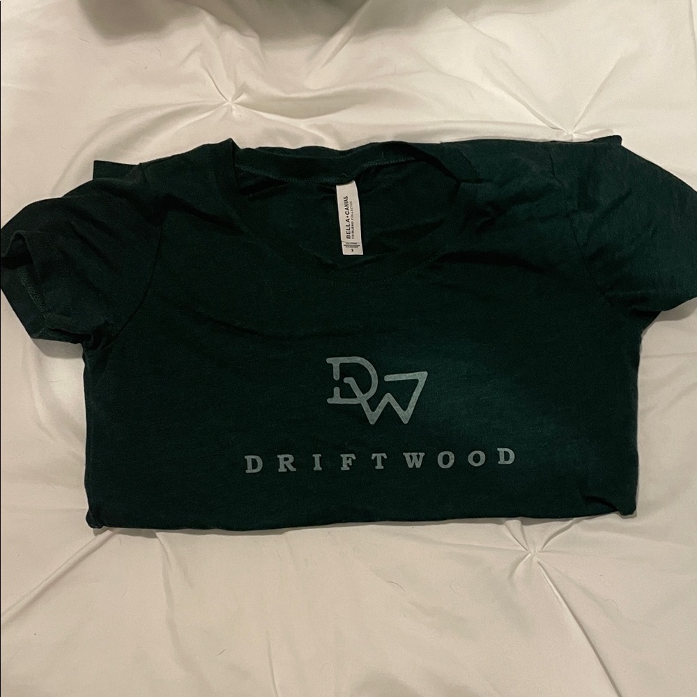 Women’s Small and XS DRIFTWOOD Forest Green Tee and Tank
